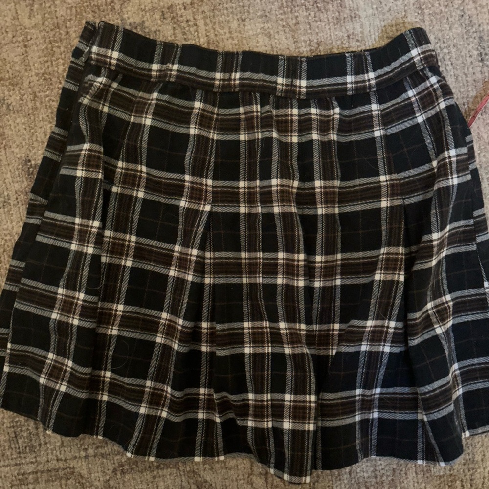 Hollister plaid flannel skirt size M.